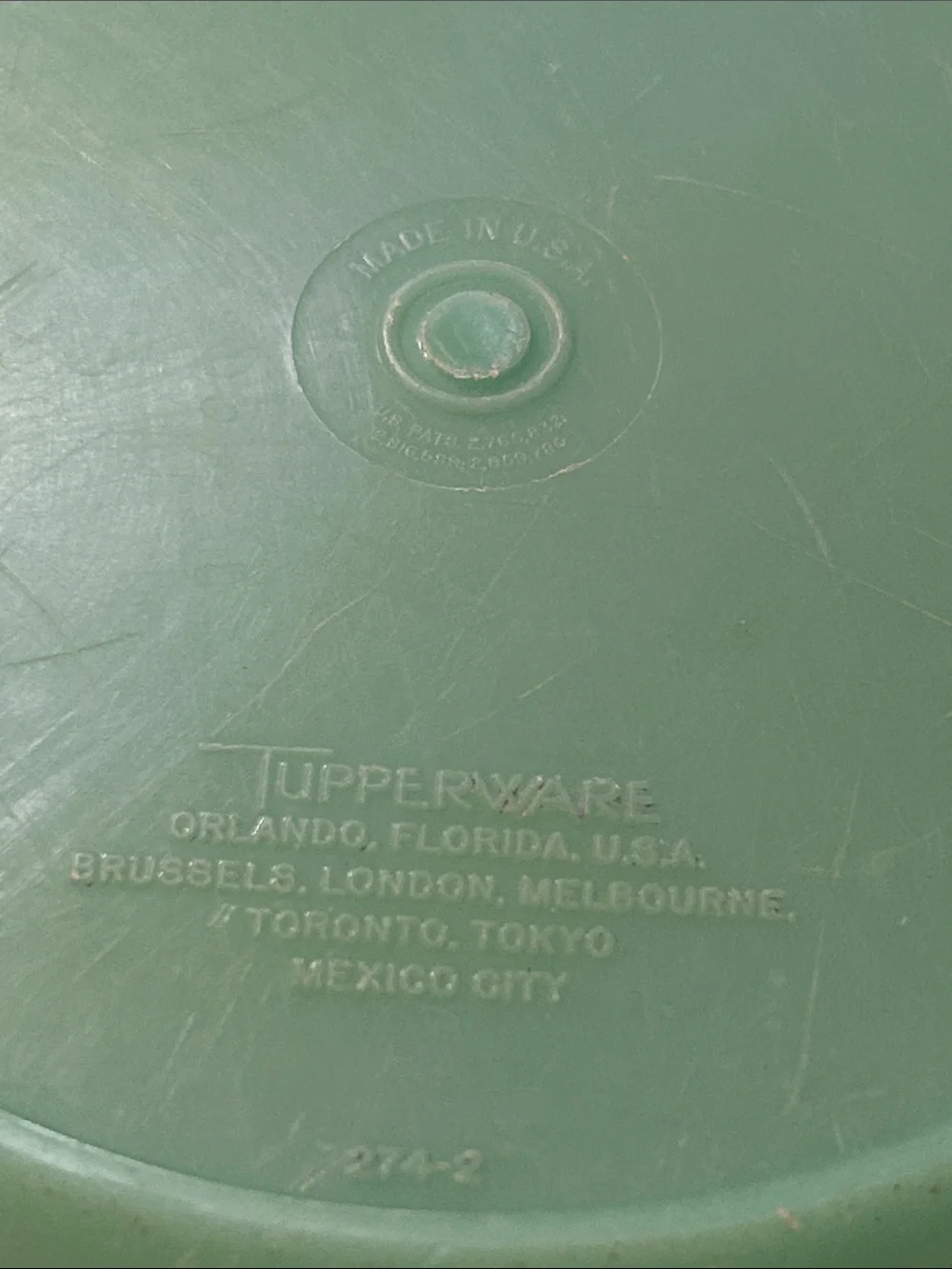 Tupperware durable mint
